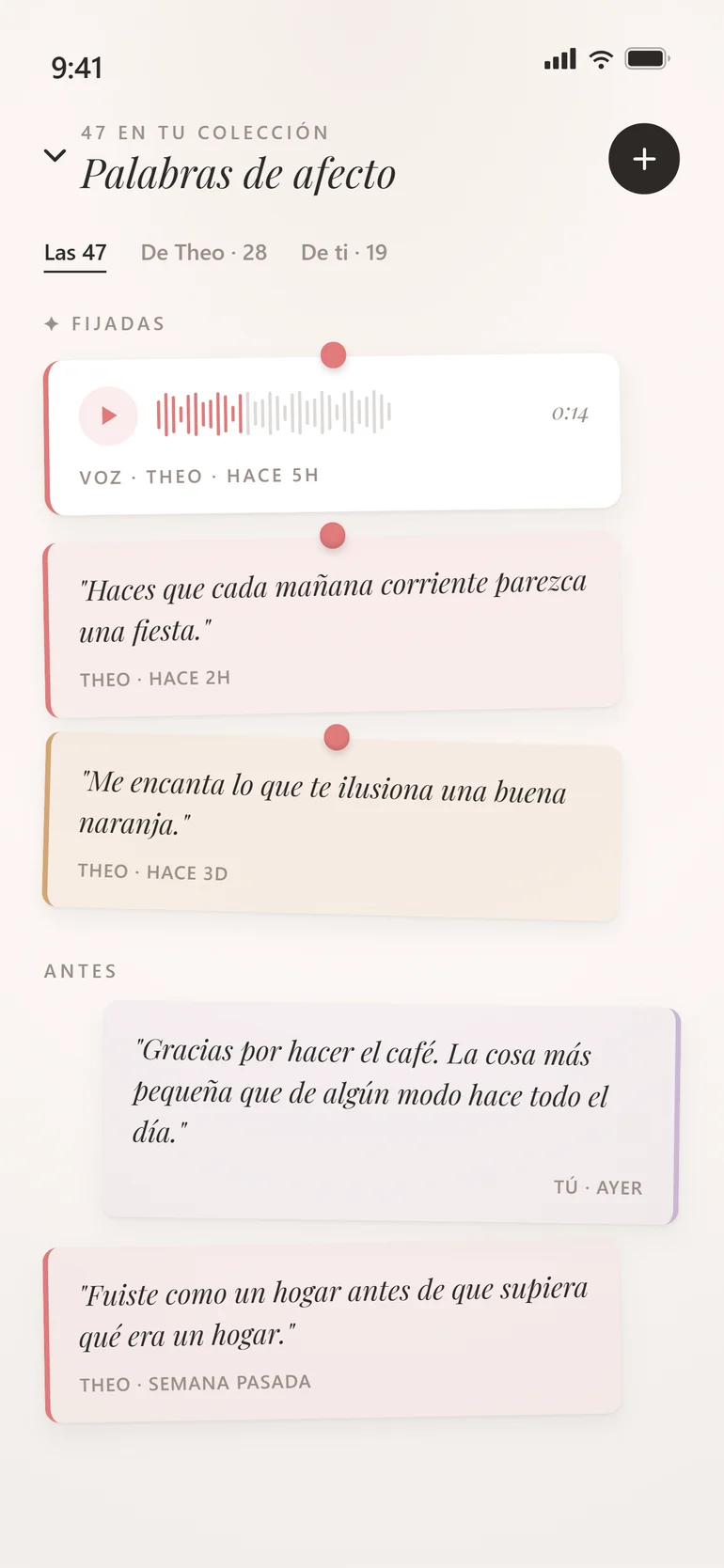 Amorno Afirmaciones