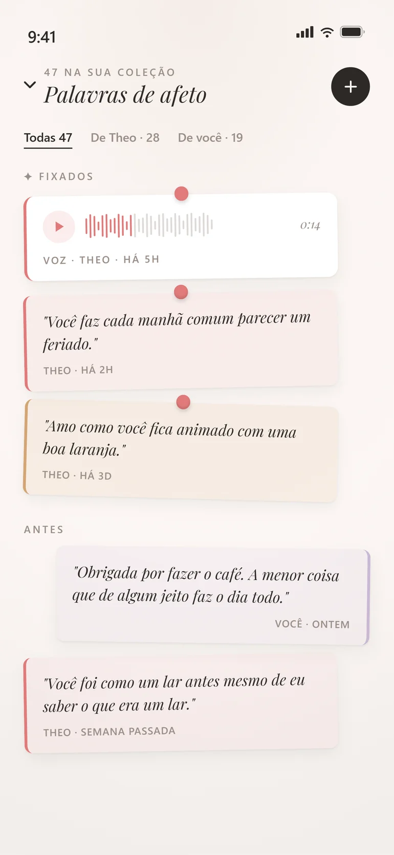Amorno Afirmações